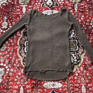 Ecote long sleeved knitted sweater